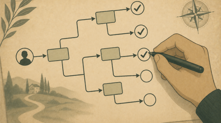 Illustration of a German citizenship eligibility self-check