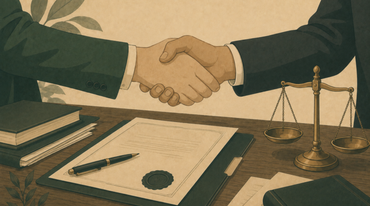 Illustration of a consultation about German citizenship by descent